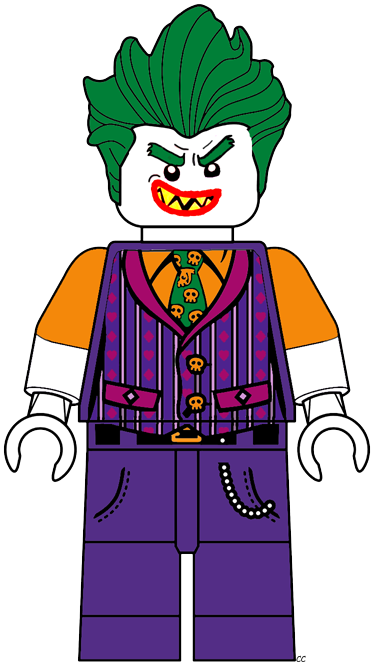 The Joker By Els3bas - Lego Batman Joker Clipart (374x664), Png Download