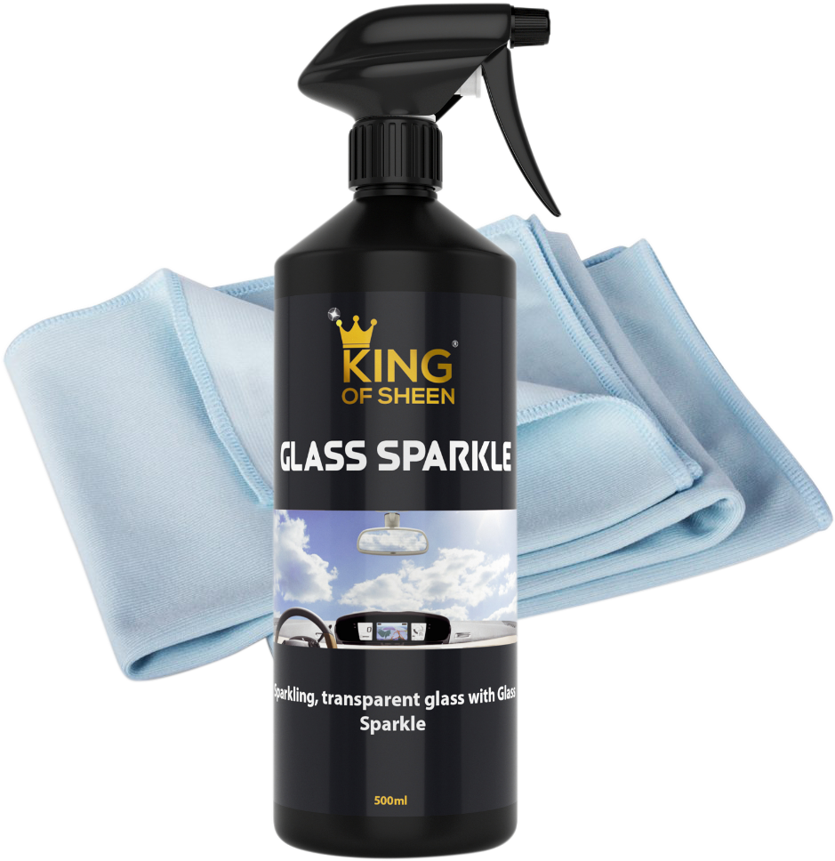 Glass Sparkle Glass Cleaner For Sparkling Transparent - Car (1000x1000), Png Download