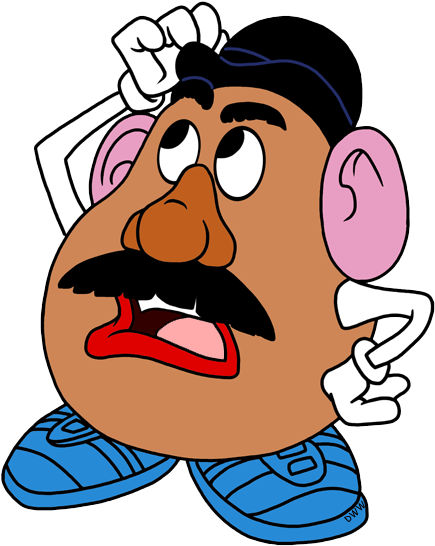 Potato Head Toy Story Cartoon (450x565), Png Download