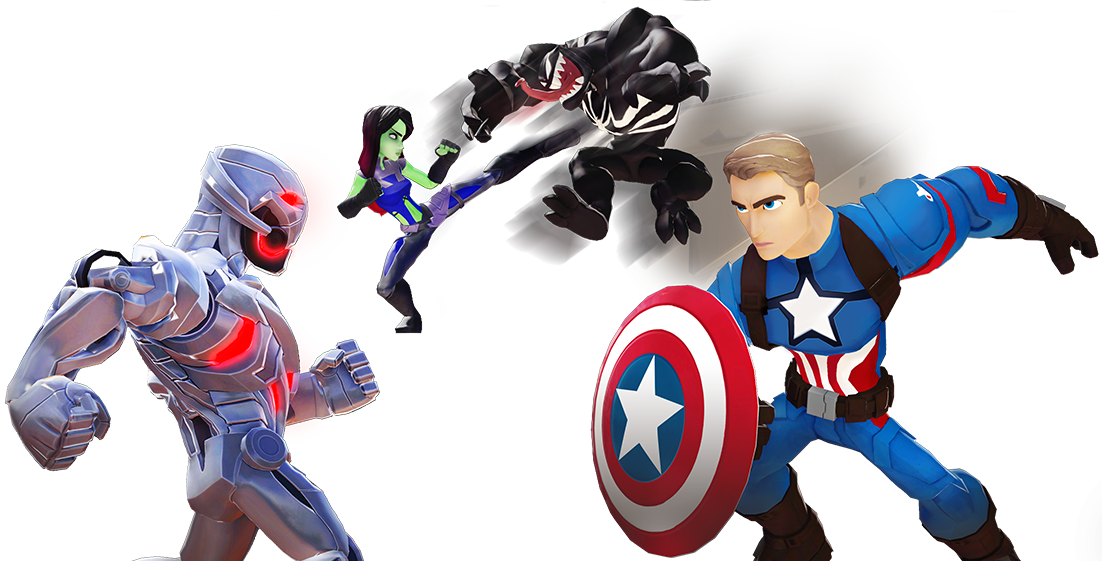 Disney Infinity - Disney Infinity Marvel Battlegrounds (1102x561), Png Download