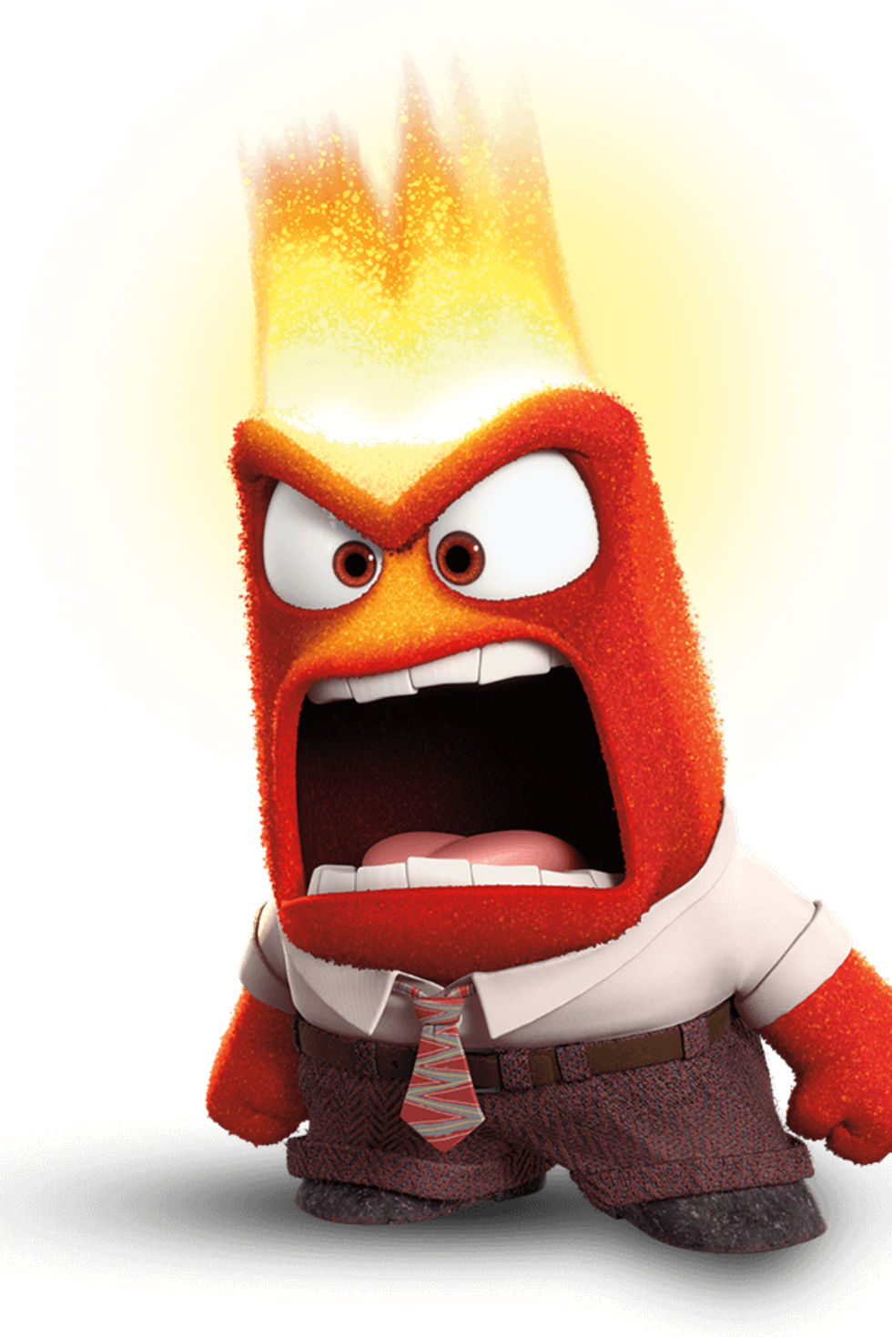 30 Pieces Of Wisdom From Pixar Characters - Anger Inside Out Png (980x1469), Png Download