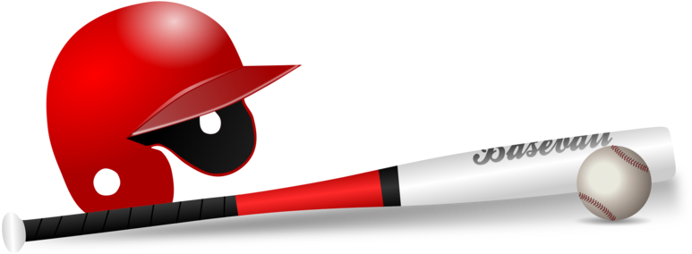 Clip Art Royalty Free Download Bats Drawing Cricket - Baseball Equipment Clipart (810x340), Png Download