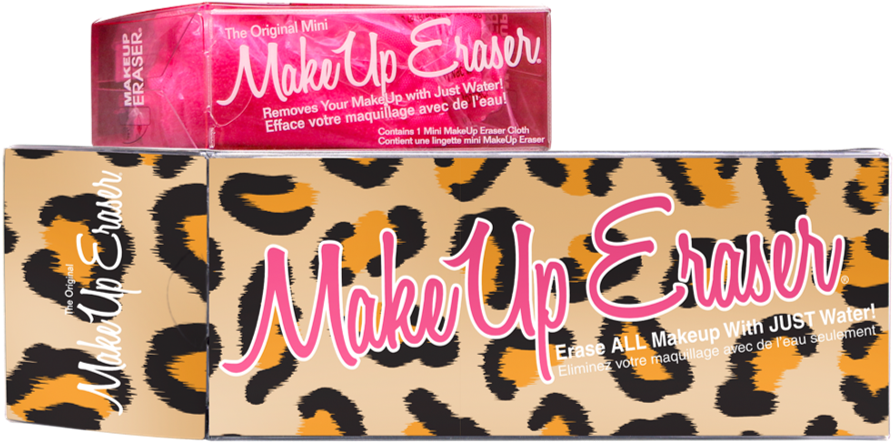 Limited Edition Cheetah Print Free Mini Makeup Eraser - Makeup Eraser Mini Black (975x540), Png Download