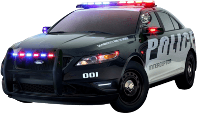 Image Black And White Library Ambulance Clipart Front - Interceptor Police Car (400x400), Png Download