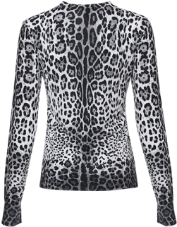 Cheetah-print Cardigan - Jacket (509x677), Png Download