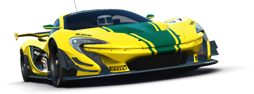 P1 Gtr Front - Mclaren P1 (1025x375), Png Download