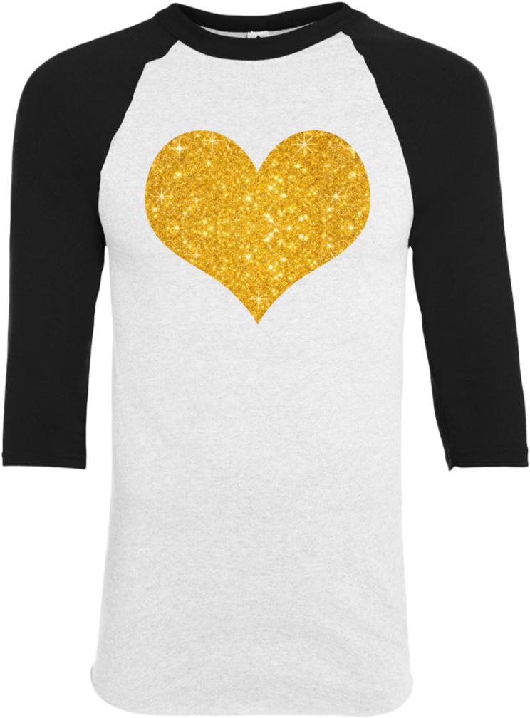 Gold Glitter Heart - Heart (480x480), Png Download