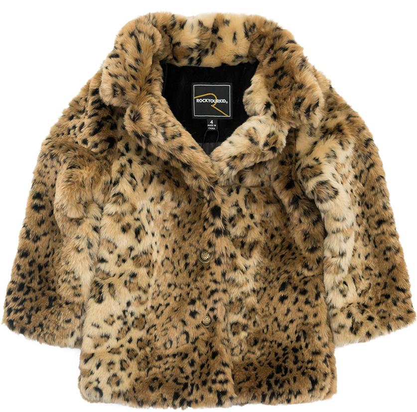 Leopard Fur Coat Png Image - Fur Coat Png (600x600), Png Download