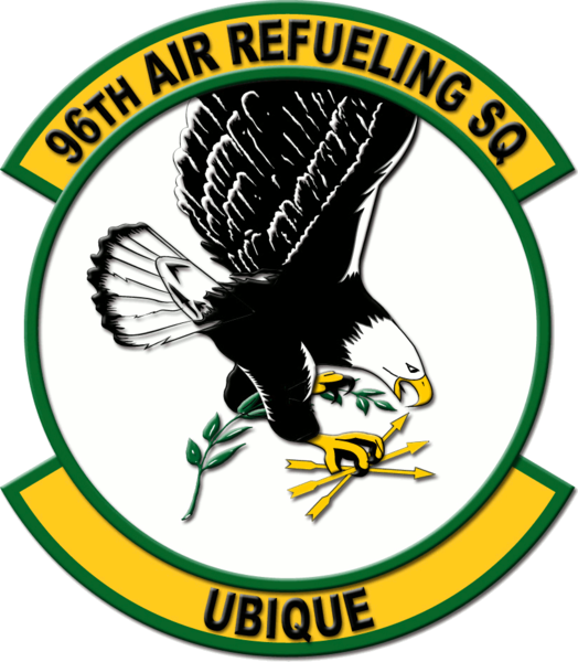 96th Air Refueling Squadron (524x600), Png Download