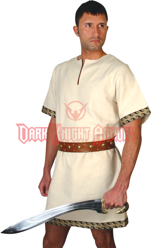 Greek Tunic - Medieval Greek Clothing (820x820), Png Download