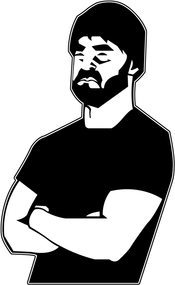 Png Library Stock Guy Walk Of Earth By Ciwiaf On - Beard Guy Shirt (600x1000), Png Download