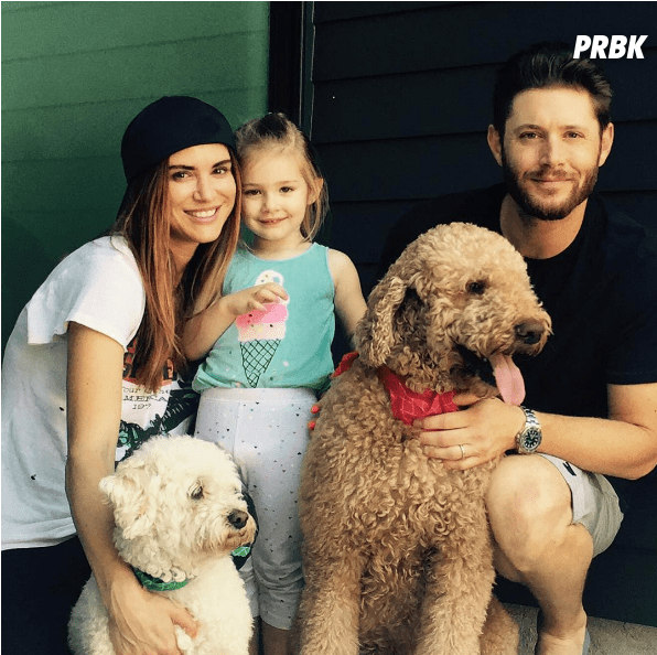 Danneel Harris And Jensen Ackles Family (950x593), Png Download