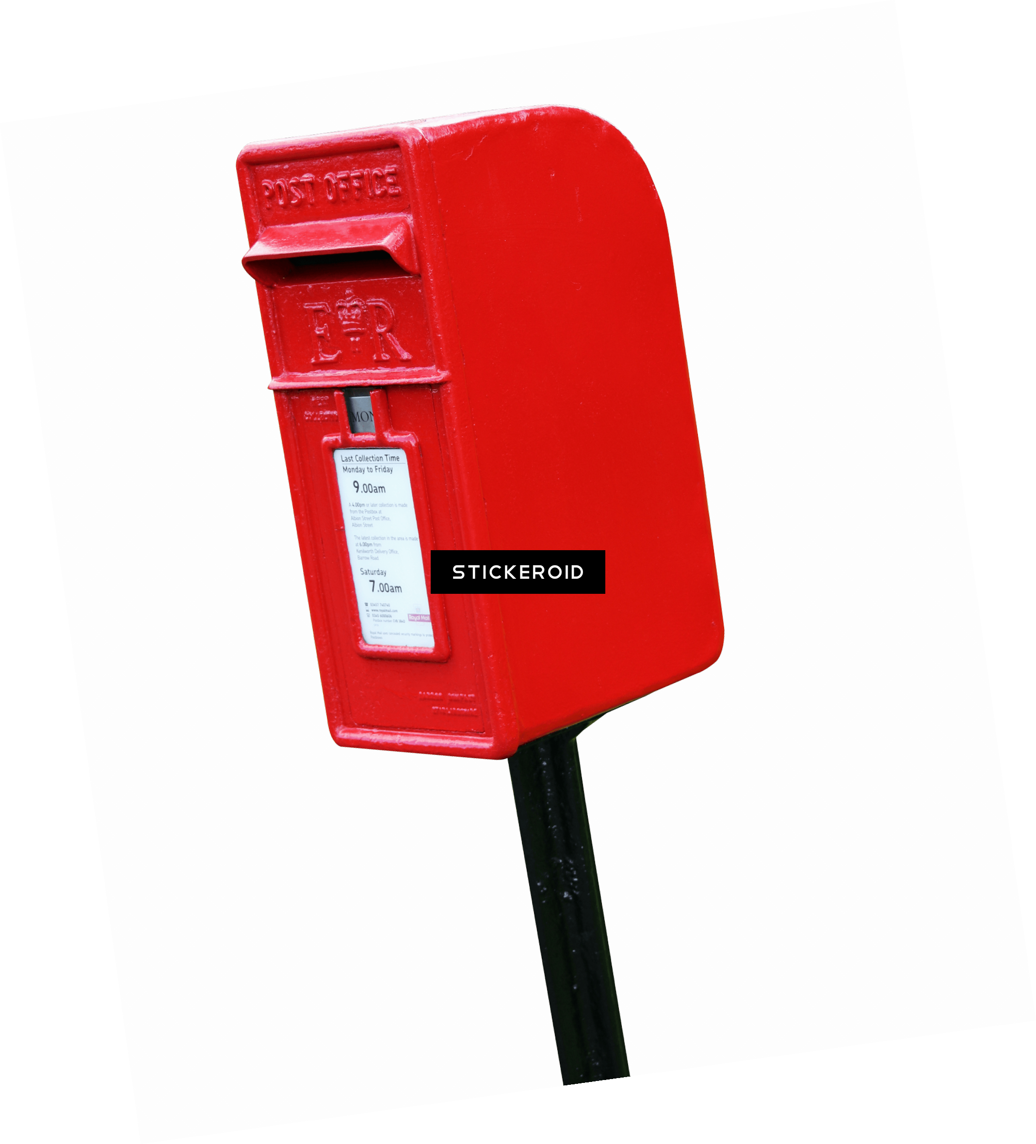 Jinder Mahal Standing - Red Post Box Journal: 150 Page Lined Notebook/diary (2136x2360), Png Download