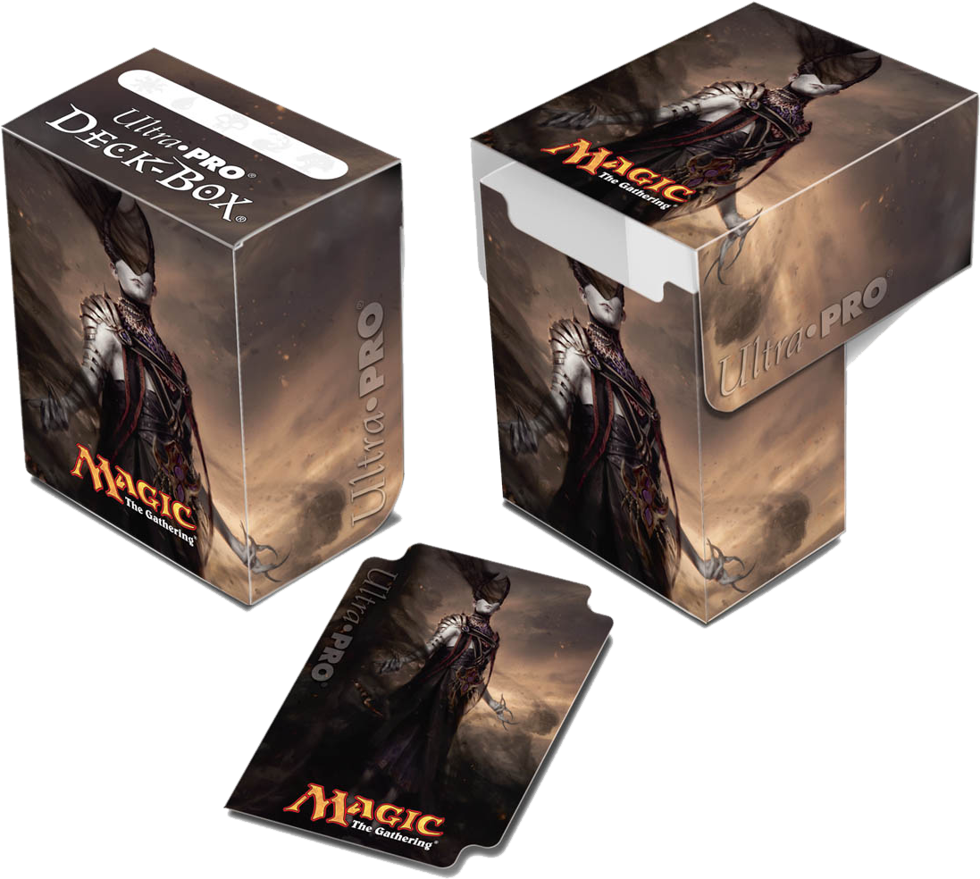 Ultra Pro Mtg Deck Box-theros Version - Ultra Pro Up86119 Magic Theros Full View Deck Box (1119x1004), Png Download