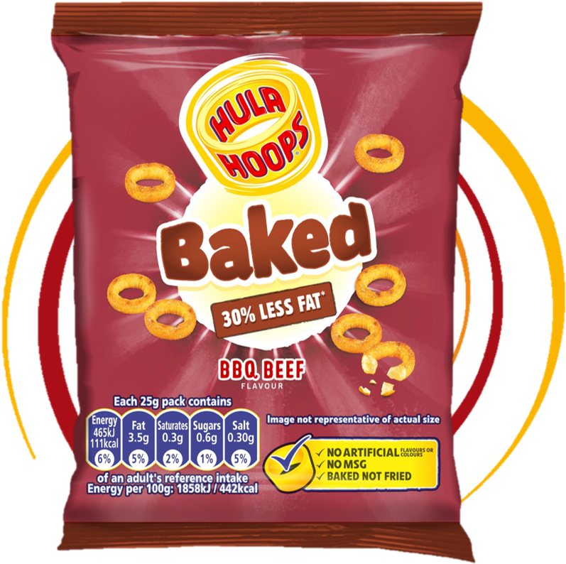 An Iconic Flavour, This Time On Delicious, Perfectly - Hula Hoops Puft (805x806), Png Download