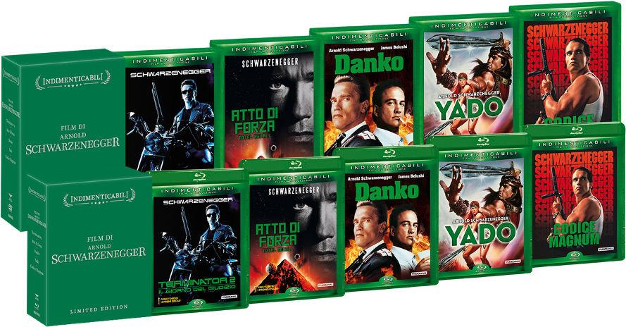 Cofanetto Arnold Schwarzenegger - Terminator 2 (901x494), Png Download