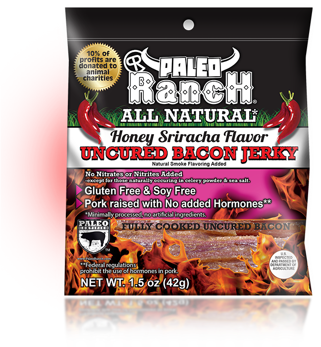 Paleo Ranch Honey Sriracha Bacon - Paleo Ranch - Mega Bar Cinnamon Raisin - 2.54 Oz. (700x700), Png Download
