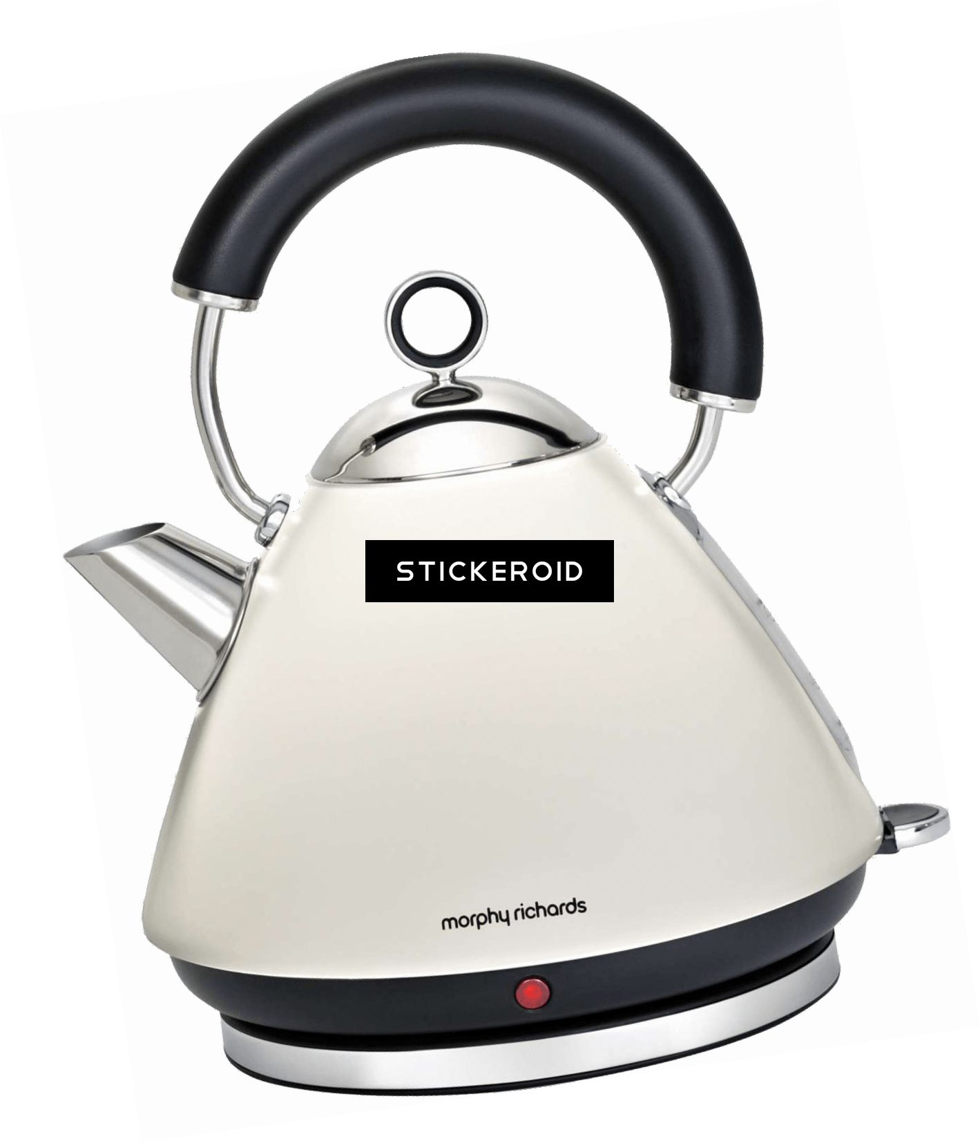Kettle Png文件 - 水壶 - Morphy Richards 43772 Accents Red Kettle (1419x1655), Png Download