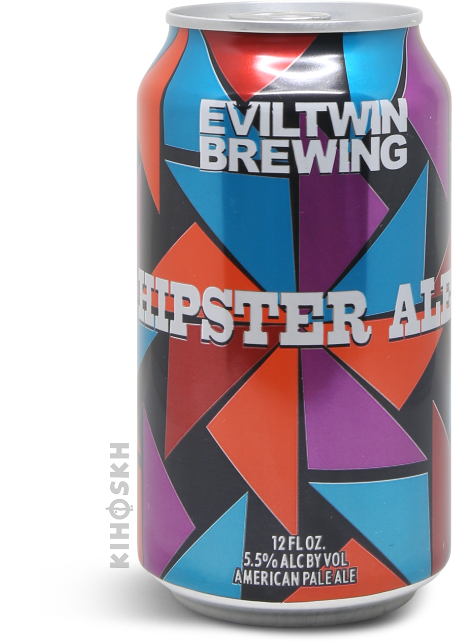 Eviltwin Hipsterale K V=1534930396 - Evil Twin Williamsburg Hipster Ale - Evil Twin Brewing (1500x1500), Png Download