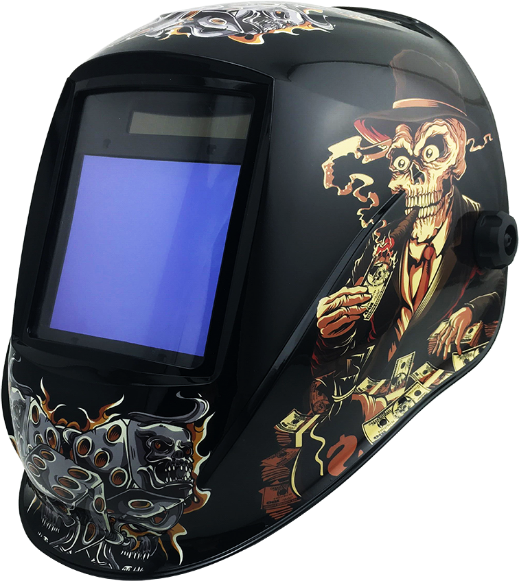 Top Gun Titan Auto-darkening Welding Helmet Rich Smoke (800x907), Png Download