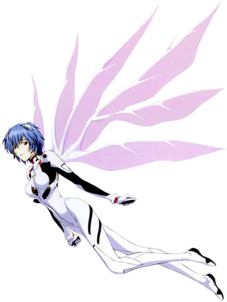 1k Anime Neon Genesis Evangelion Transparent Evangelion - Rei Ayanami (500x624), Png Download