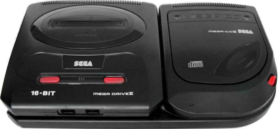 File - Megacdii - Sega Mega Cd (962x448), Png Download