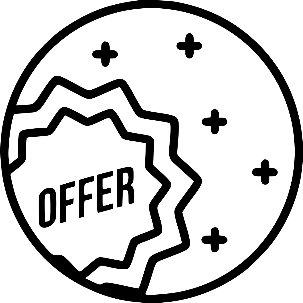 Sale Ribbon Offer Label Sticker Tag Comments - Vector Graphics (981x980), Png Download