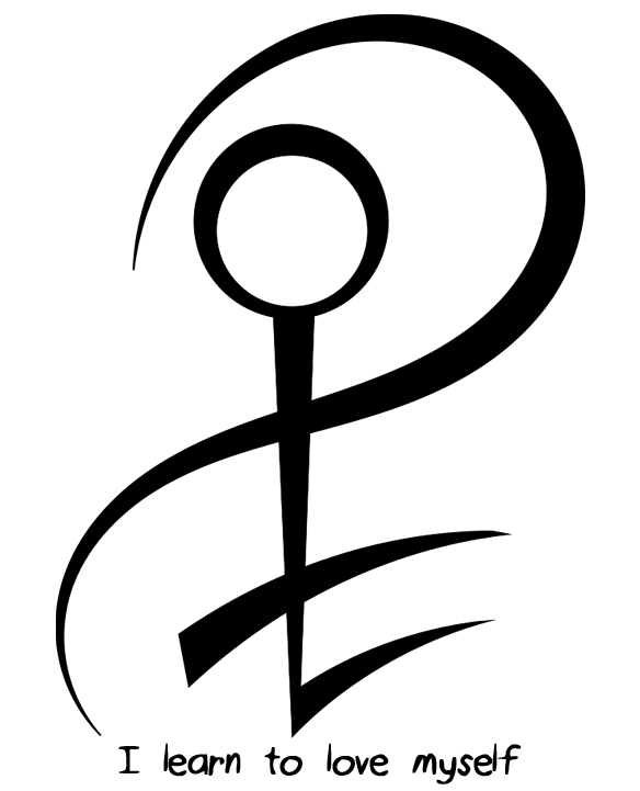 “i Learn To Love Myself” Sigil @brokenxswords Sigil - Magic (750x720), Png Download