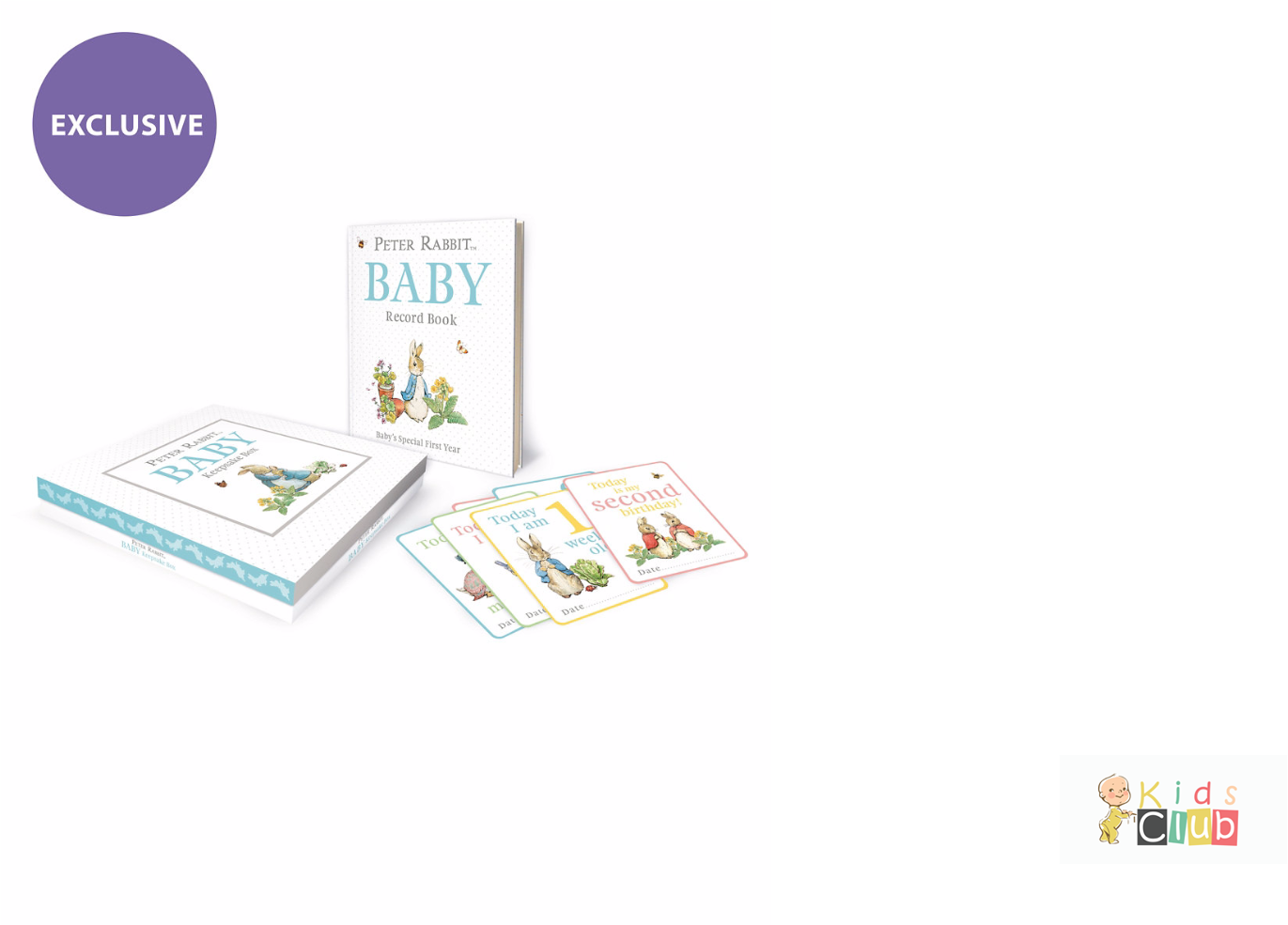 Peter Rabbit Record Book And Keepsake Box (1920x984), Png Download