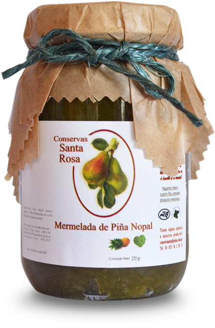 Mermeladas De Frutas Con Nopal Santa Rosa - Mermelada De Nopal Casera (583x700), Png Download