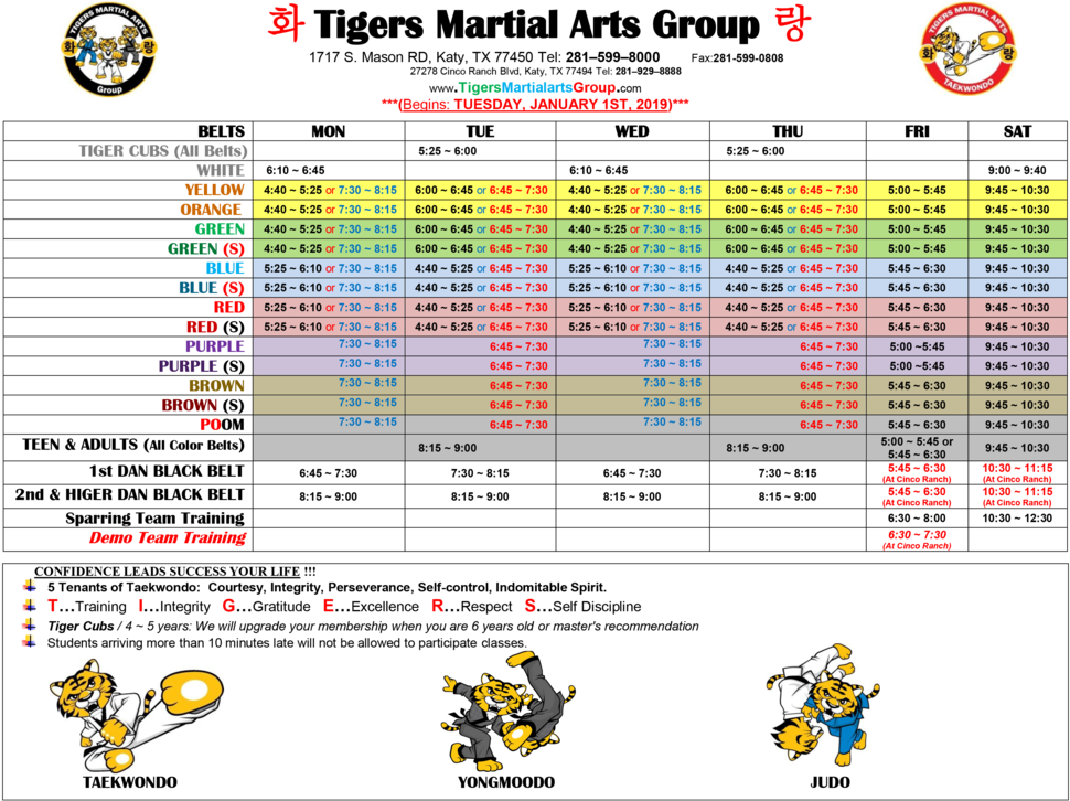 O Class Schedule Mason 201901 - Portable Network Graphics (1000x742), Png Download