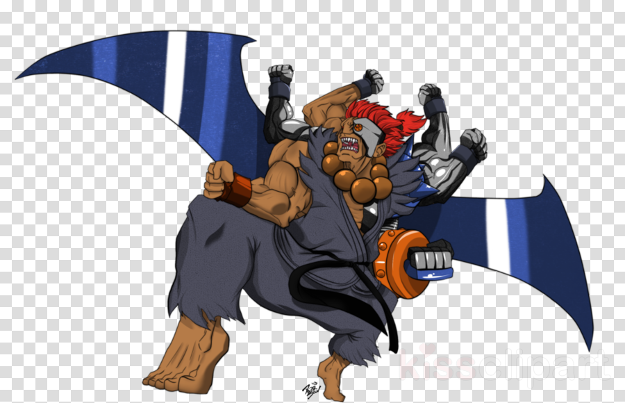 Akuma Clipart Marvel Super Heroes Vs - Marvel Vs Capcom 2 Gouki (900x580), Png Download