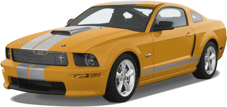 Ford Mustang Png - 2010 Ford Mustang V6 (850x638), Png Download