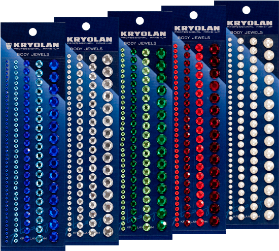 Kryolan Rhinestone Body Jewels - Crystal (900x600), Png Download