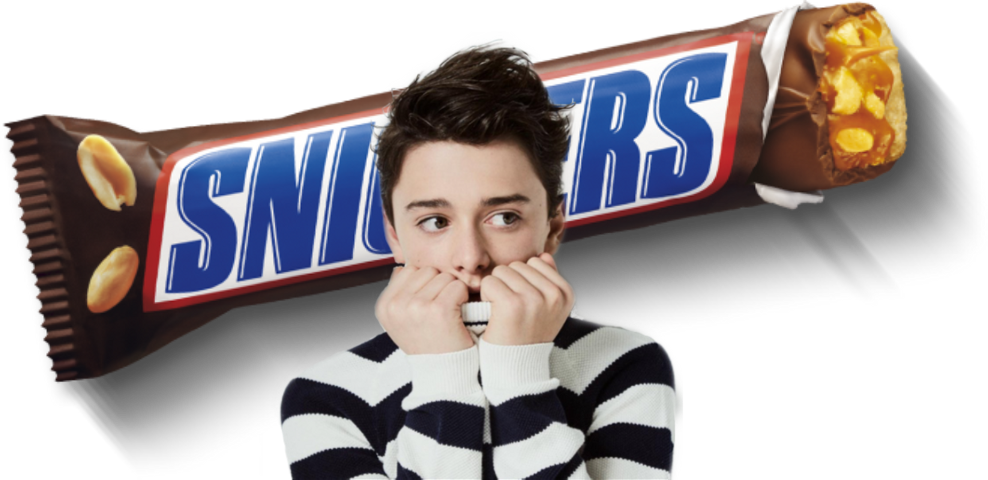 Chocolate Bar Lidl Snickers (988x480), Png Download