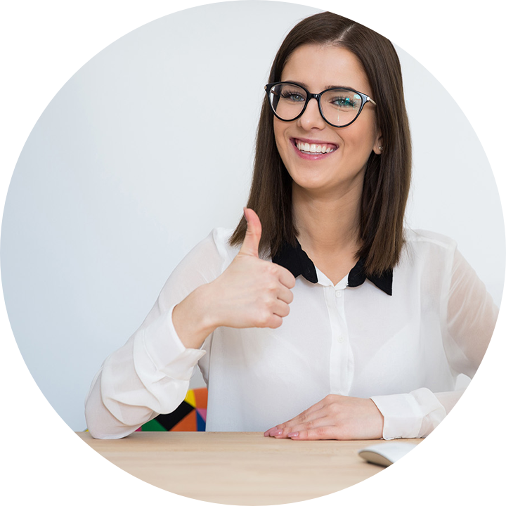 Apply Now - Lady Marketer (720x720), Png Download