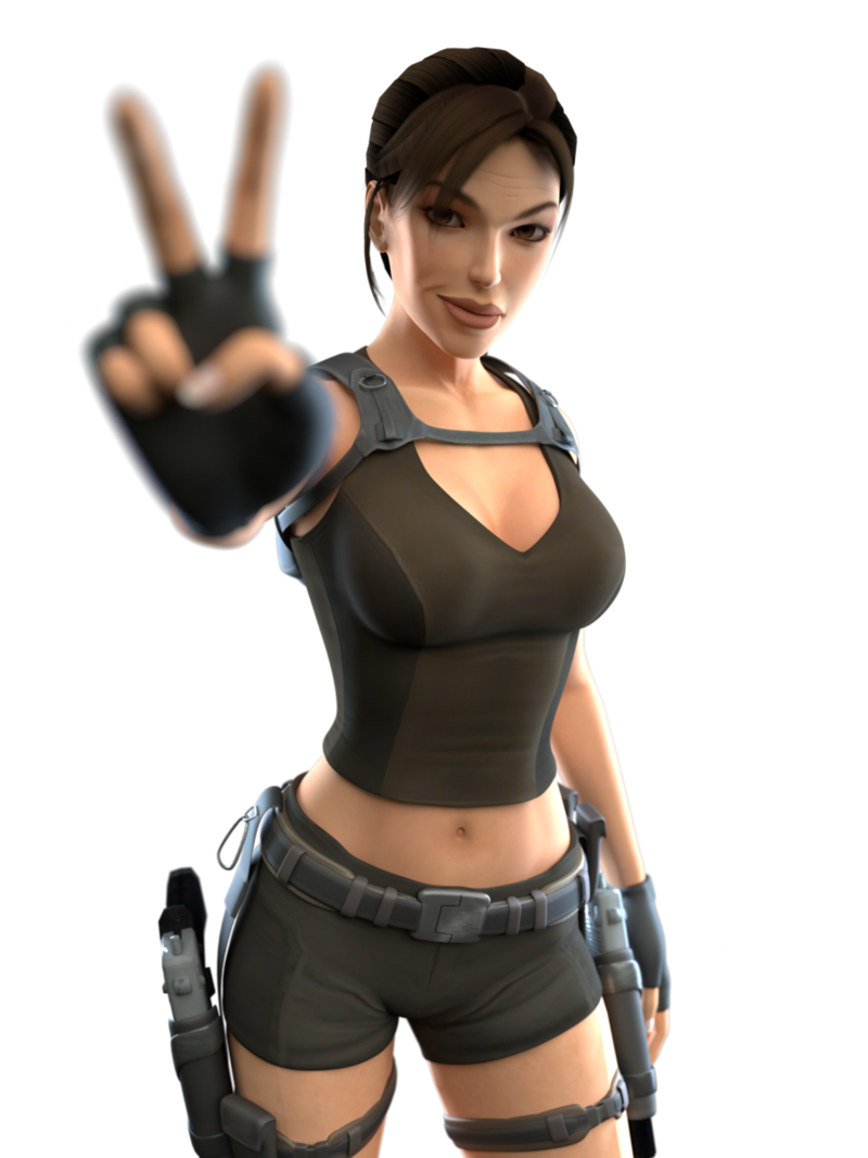 Lara Croft Png, Download Png Image With Transparent - Lara Croft No Background (800x1067), Png Download