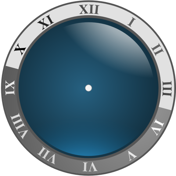 Clock Clip Art (588x597), Png Download