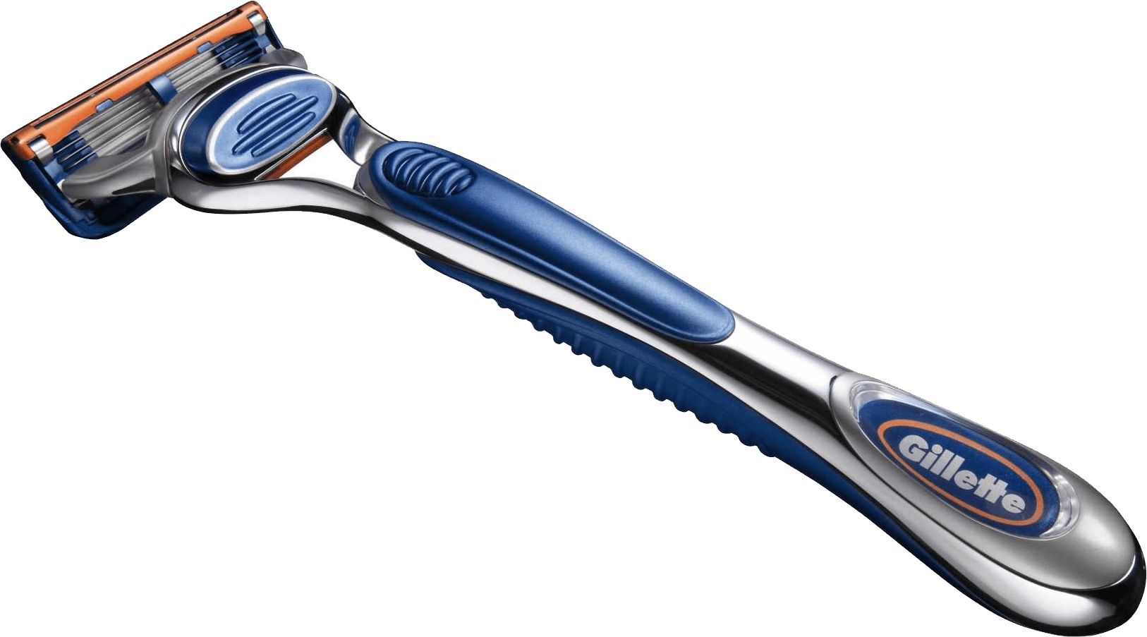 Gillette Blue Razor Gillette Fusion Full Size Png Download Seekpng