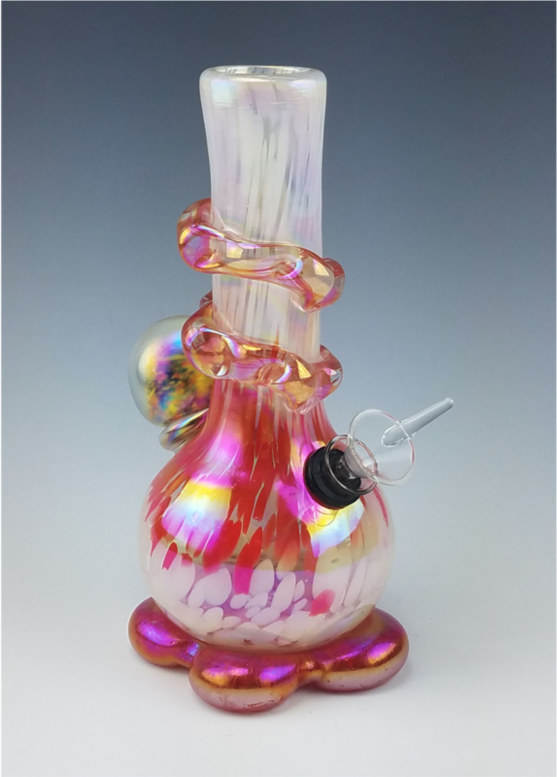 Red & White Tear Drop With Marble Wrap & Base Soft - Figurine (1600x1600), Png Download