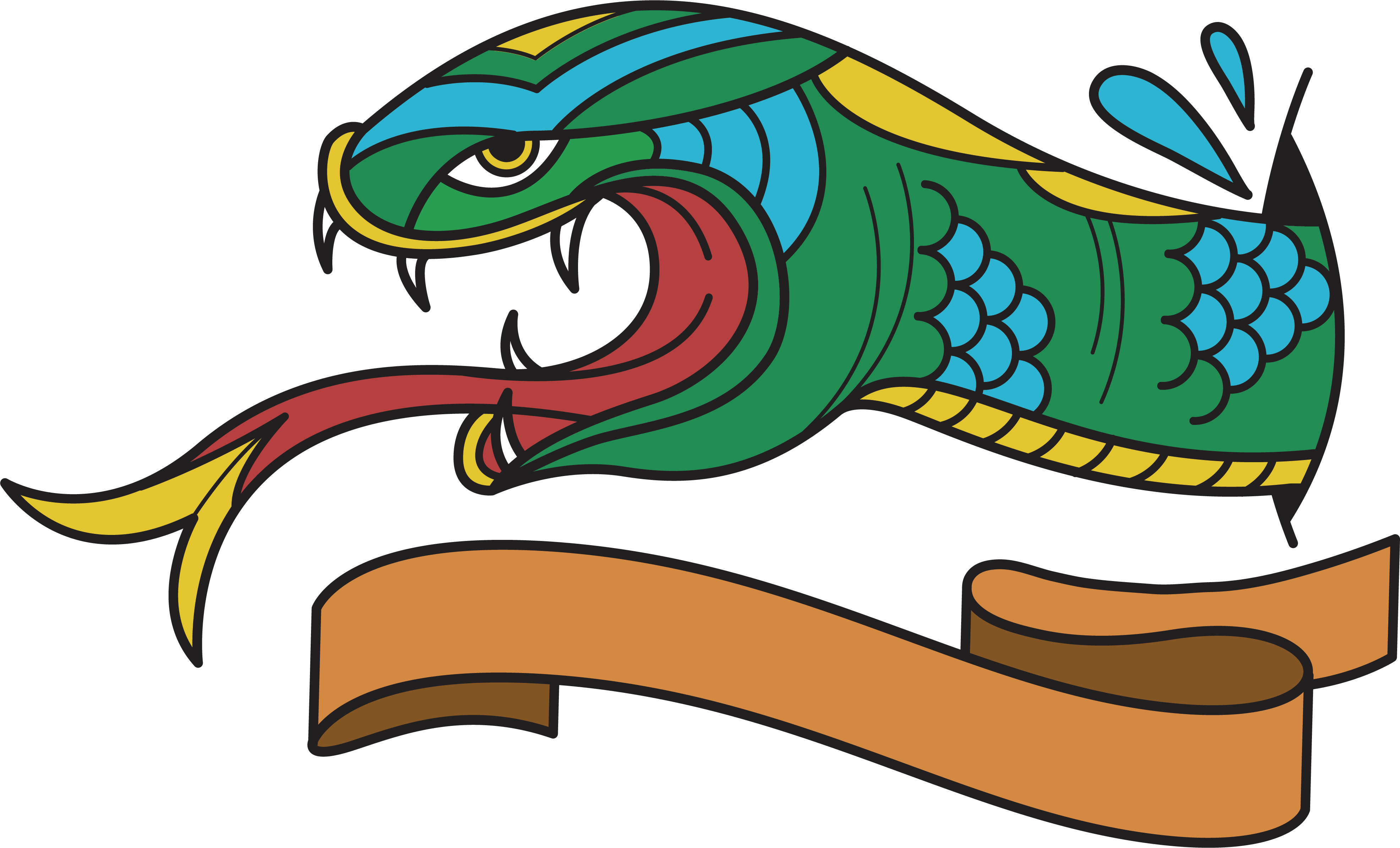 Sai Vector Tattoo - Old School Tattoo Png (3943x2389), Png Download
