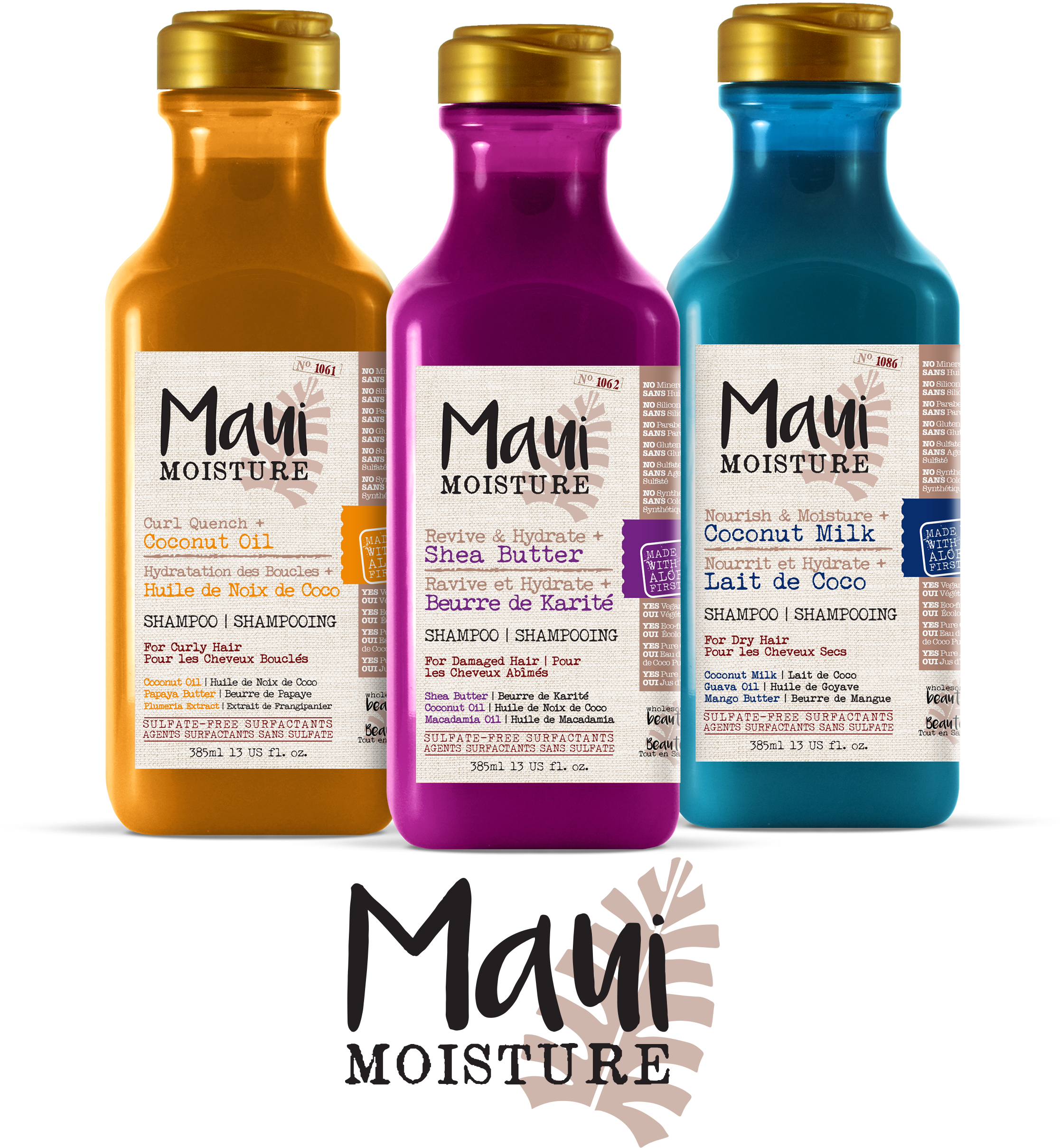 Maui Moisture - Maui Moisture Curl Quench Coconut Oil Smoothie 340g (3083x2511), Png Download