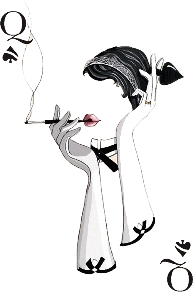 Banner Library Queen Of Hearts Artist Illustration - Queen Round Playing Card (1181x1181), Png Download