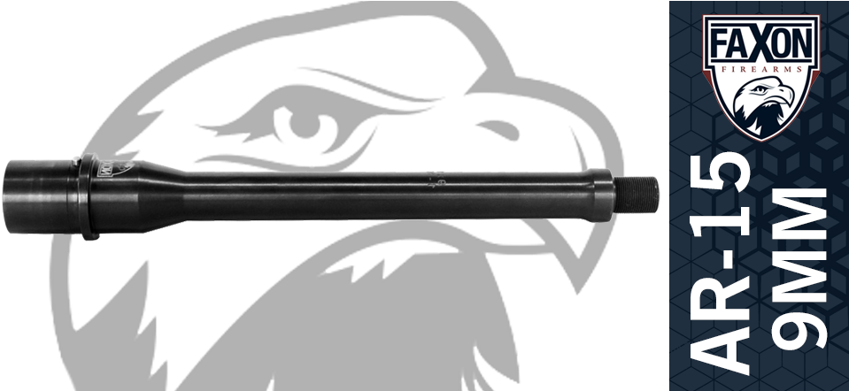 Faxon 9mm Ar15 Barrel (966x441), Png Download