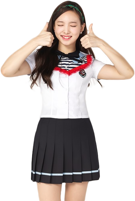 Thumb Image - Twice Nayeon School Uniform (480x700), Png Download