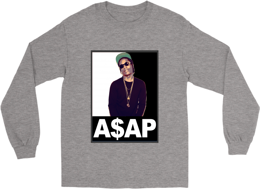 Asap Rocky Long Live A Ap Hip Hop - Cute Light Fawn French Bulldog With A Red Bow Tie Long (1024x1024), Png Download