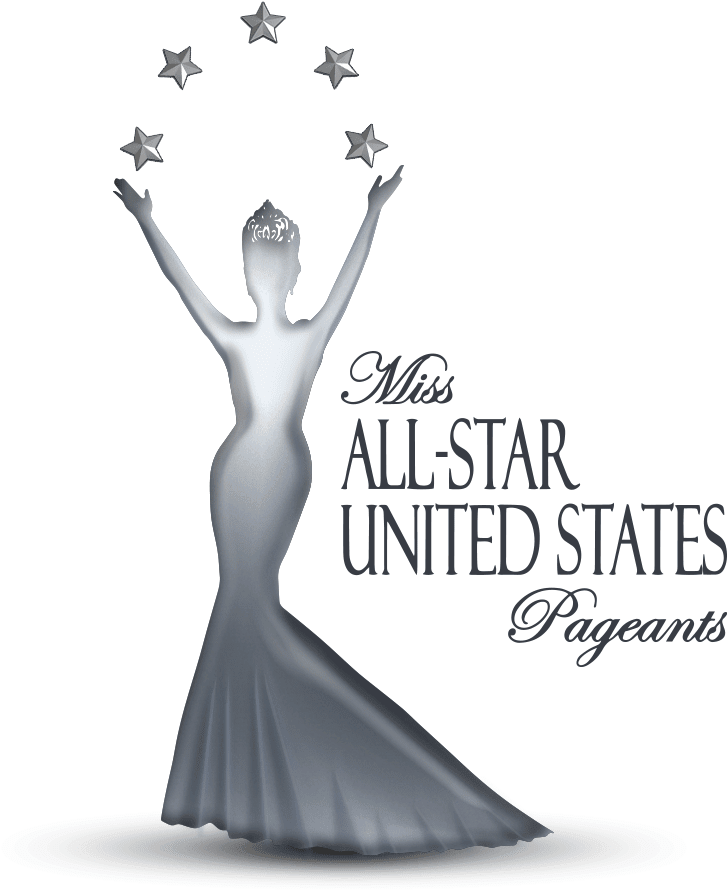Missallstar Logo - Miss All Star United States Pageant (1000x1100), Png Download