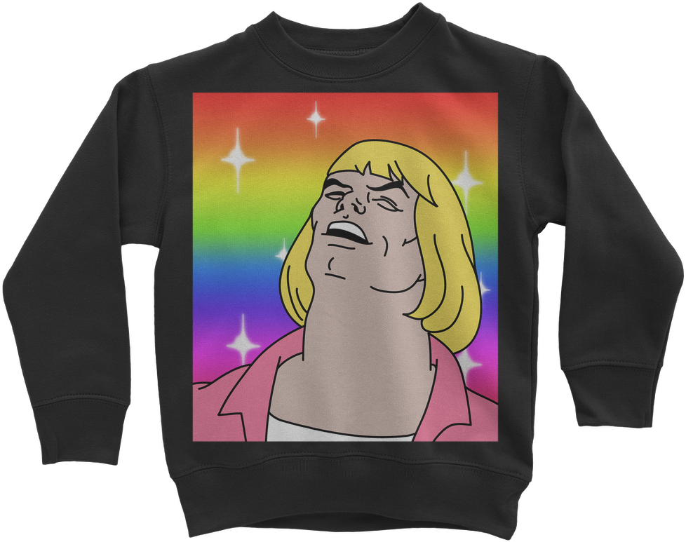 Hey Ya He Man Classic Kids Sweatshirt - Shirt (1024x1024), Png Download