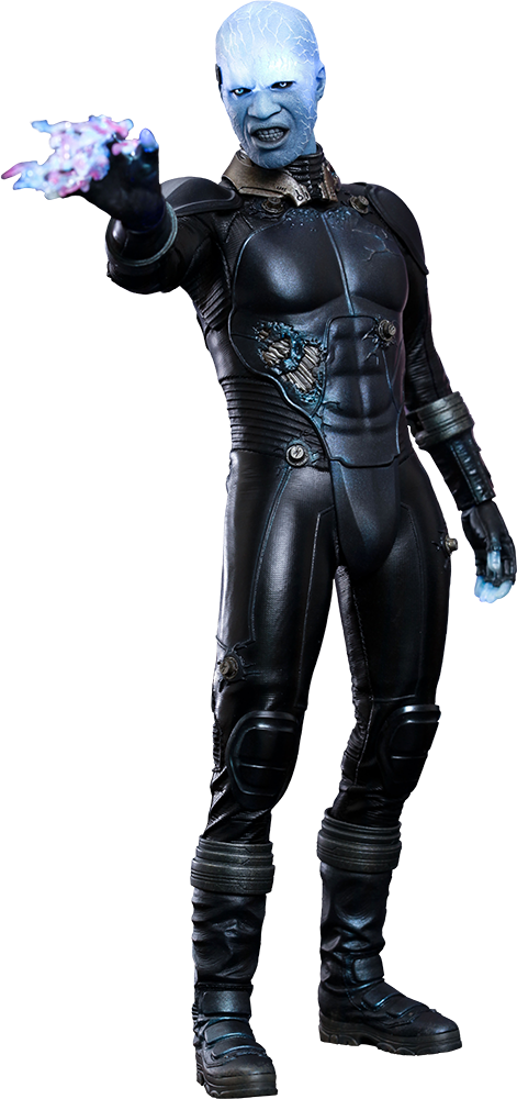 The Amazing Spiderman - Electro Action Figure (471x1000), Png Download