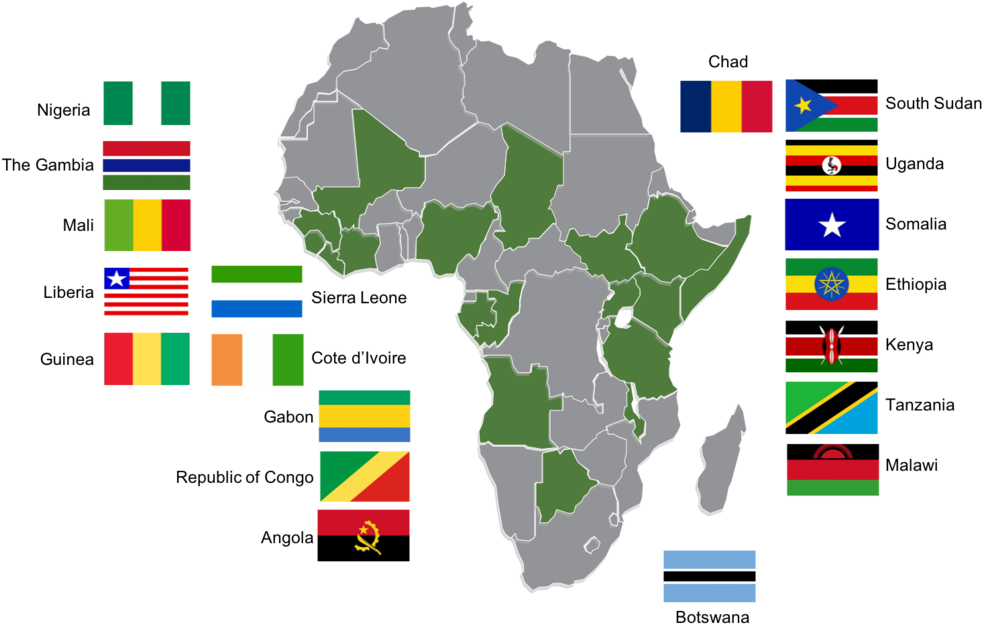 Picture1 - Africa Map (1000x636), Png Download